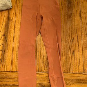 Women's Lululemon Athletica Wunder Under 25'' Leggings, Dusty Pink Color